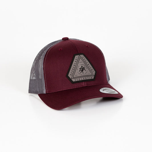 ATS Maroon and Grey Trucker Hat by Target indicators